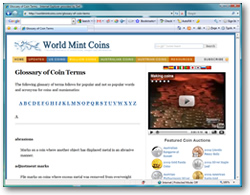 World Mint Coins Glossary of Coin Terms 