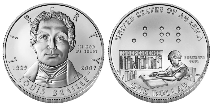 dollar coin image. Silver Dollar coin in