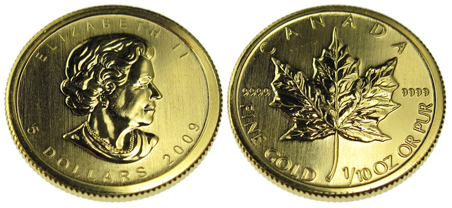 Gold+canada+maple+leaf+coin