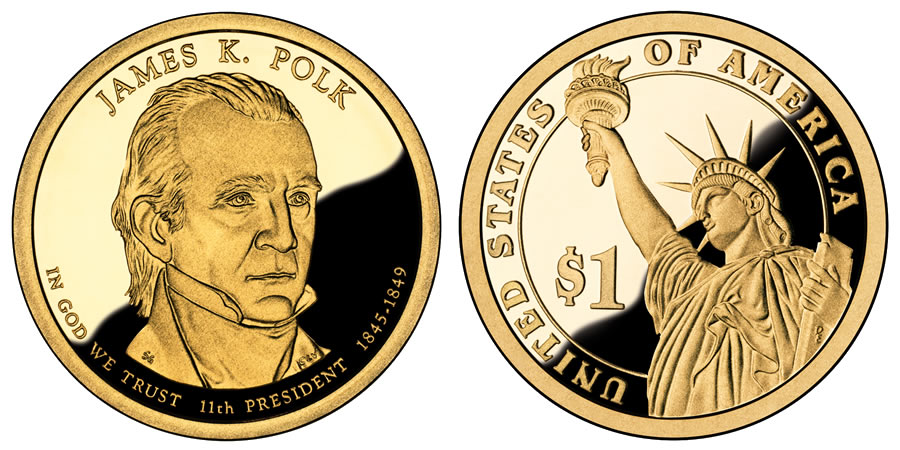 Polk in BU Condition 2009 D US Dollar Coin James K