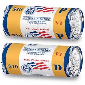 U.S. Virgin Islands quarter rolls
