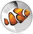 2010 Clownfish 1/2 Oz Silver Proof Coin