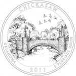 2011 Chickasaw National Recreation Area Quarter, reverse