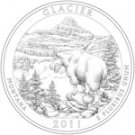 2011 Glacier National Park Quarter, reverse