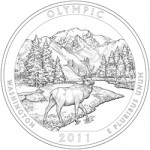 2011 Olympic National Park Quarter, reverse