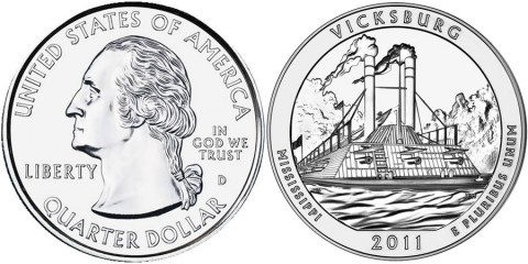 2011 Vicksburg SIlver Coin 2011 Vicksburg SIlver Coin