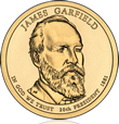 James Garfield Presidential $1 Coin