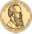 Rutherford B Hayes Presidential $1 Coin