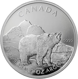 2011 Grizzly Silver Bullion Coin 2011 Grizzly Silver Bullion Coin