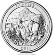 Glacier National Park Silver Uncirculated Coin