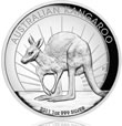 2011 Australian Kangaroo 1oz Silver Proof High Relief Coin