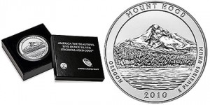 Mount Hood Silver Uncirculated Coin (US Mint images)