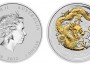 2012 Year of the Dragon Gilded Silver Coin 2012 Year of the Dragon Gilded Silver Coin