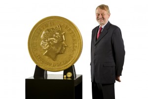 Perth Mint's 1 Tonne Gold Kangaroo Coin (Perth Mint image)