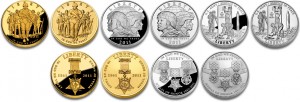 2011 US Mint Commemorative Coins (US Mint images)