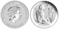 2012 Australian Platypus Platinum 1 Oz Bullion Coin