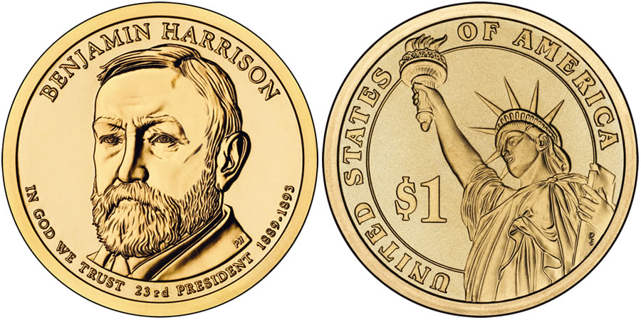 Uncirculated 2007 Denver Mint James Madison Presidential Gold Dollar BU $1 Coin