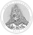 Hawaii Volcanoes Silver Bullion Coin
