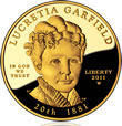 Lucretia Garfield First Spouse Gold Coin
