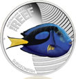 Surgeonfish Silver Proof Coin