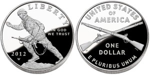 2012 Infantry Soldier Commemorative Proof Silver Dollar (US Mint images)