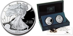 2012 American Eagle San Francisco Two-Coin Silver Proof Set (US Mint images)