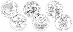 5-Star Generals Commemorative Coins Line-Art