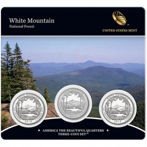 2013 White Mountain National Forest America the Beautiful Quarters Three-Coin Set™