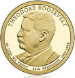 Theodore Roosevelt Presidential $1 Coin