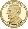 Woodrow Wilson Presidential $1 Coin