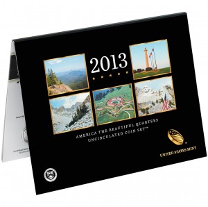 2013 America the Beautiful Quarters Uncirculated Coin Set™ (US MInt image)